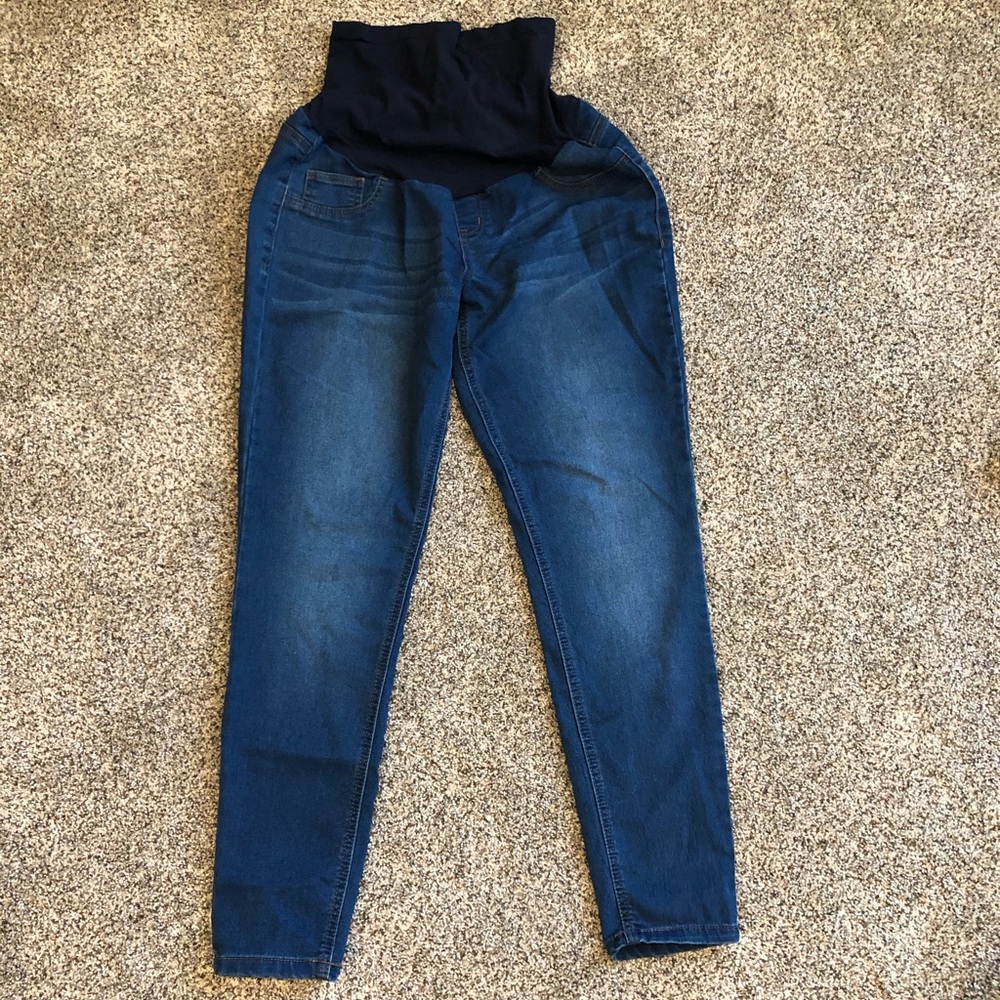 Women’s maternity jeans indigo blue